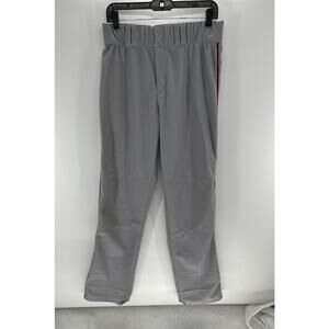 Adidas Men's Gray/Maroon 32W X 34L Baseball pants